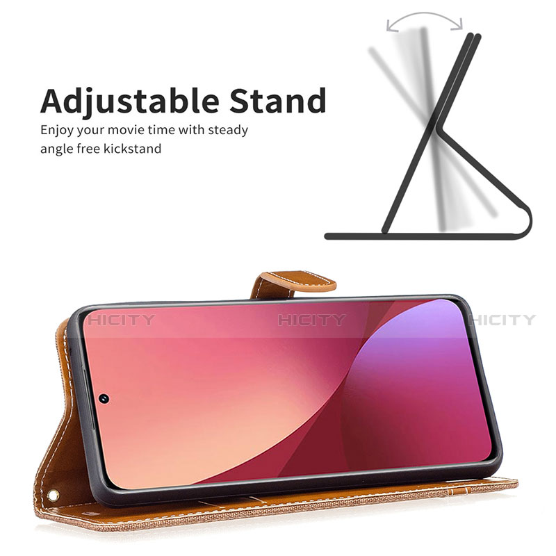 Handytasche Stand Schutzhülle Flip Leder Hülle B11F für Xiaomi Mi 12 5G