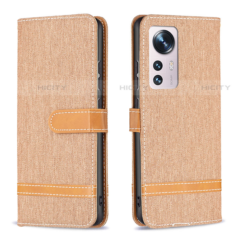 Handytasche Stand Schutzhülle Flip Leder Hülle B11F für Xiaomi Mi 12S 5G Gold