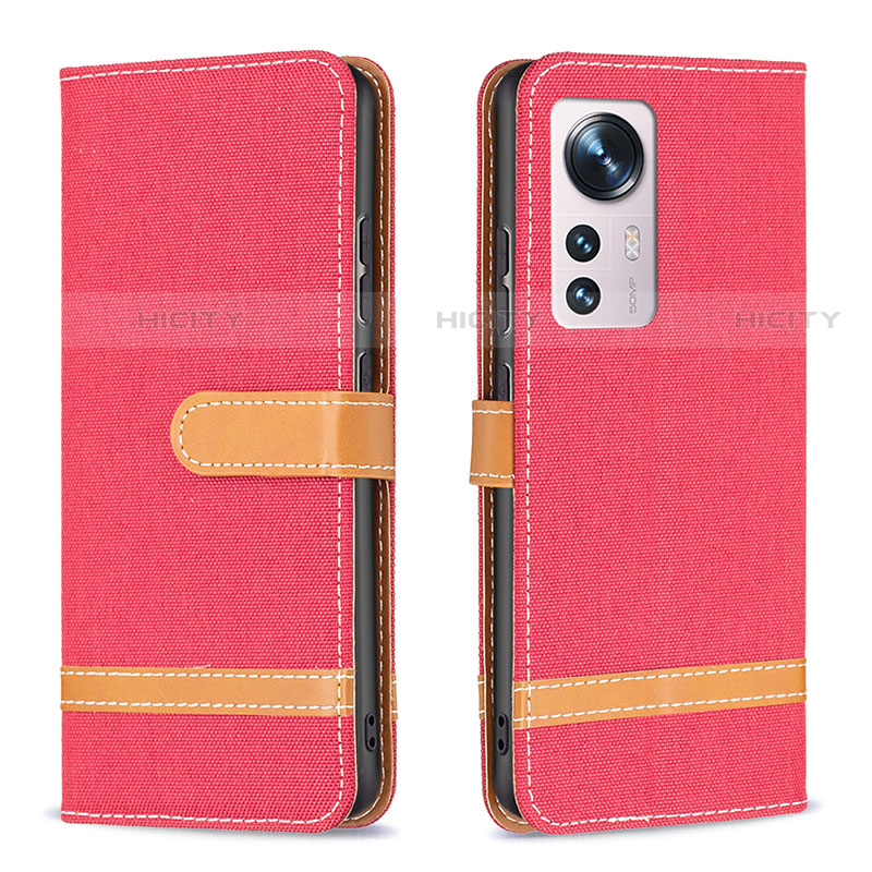 Handytasche Stand Schutzhülle Flip Leder Hülle B11F für Xiaomi Mi 12S 5G Rot