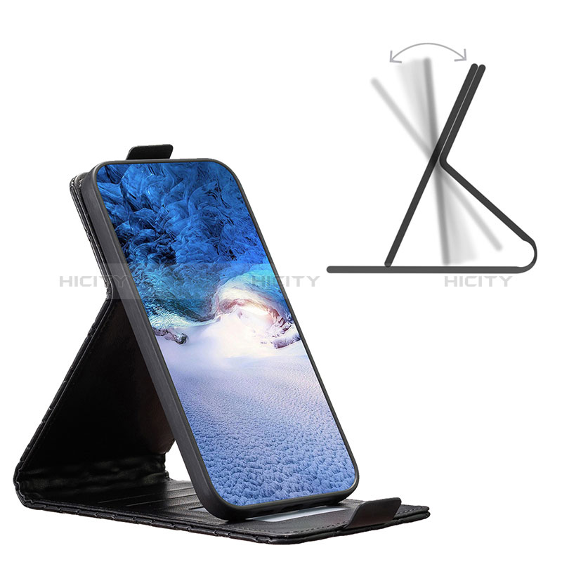 Handytasche Stand Schutzhülle Flip Leder Hülle B11F für Xiaomi Redmi Note 13 5G groß