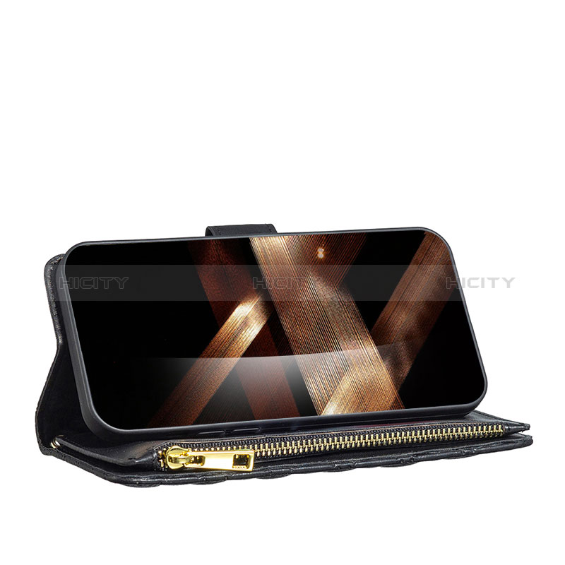 Handytasche Stand Schutzhülle Flip Leder Hülle B12F für Motorola Moto G84 5G