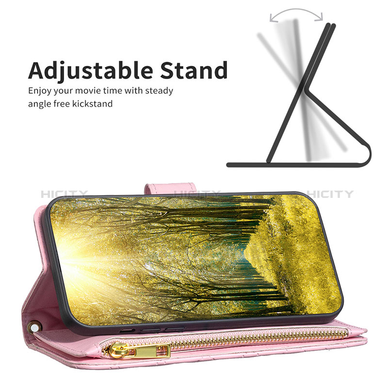 Handytasche Stand Schutzhülle Flip Leder Hülle B12F für Realme 9 5G