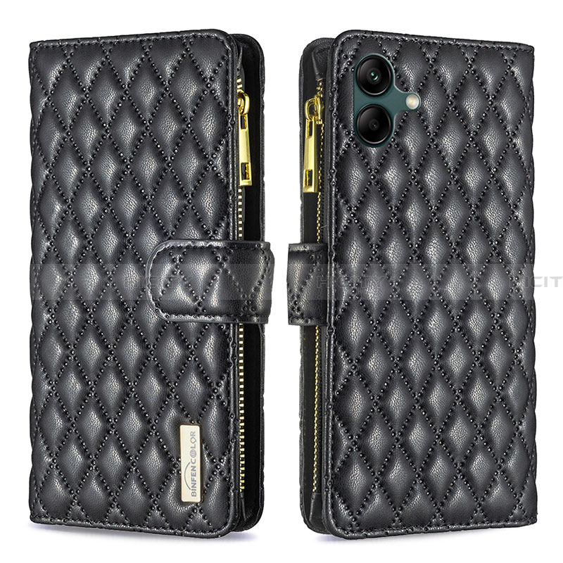 Handytasche Stand Schutzhülle Flip Leder Hülle B12F für Samsung Galaxy A04 4G groß