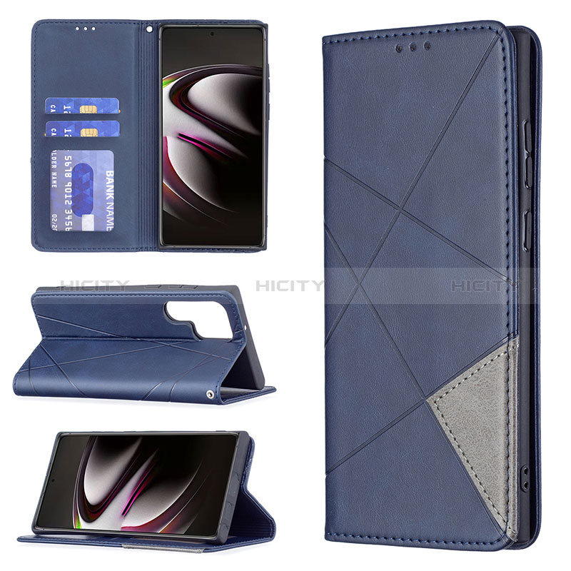 Handytasche Stand Schutzhülle Flip Leder Hülle B12F für Samsung Galaxy S24 Ultra 5G