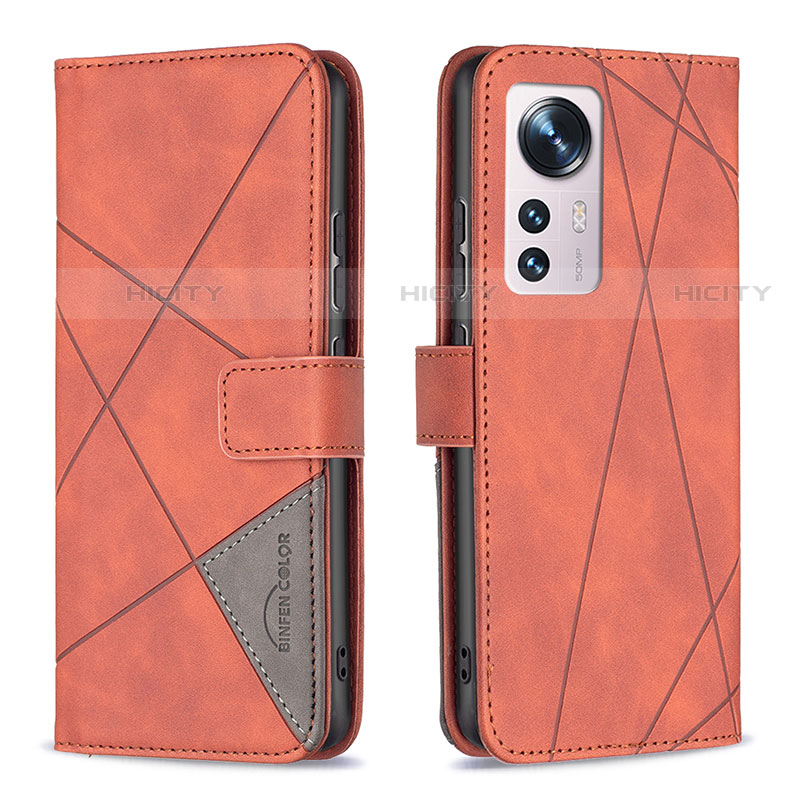 Handytasche Stand Schutzhülle Flip Leder Hülle B12F für Xiaomi Mi 12 Pro 5G