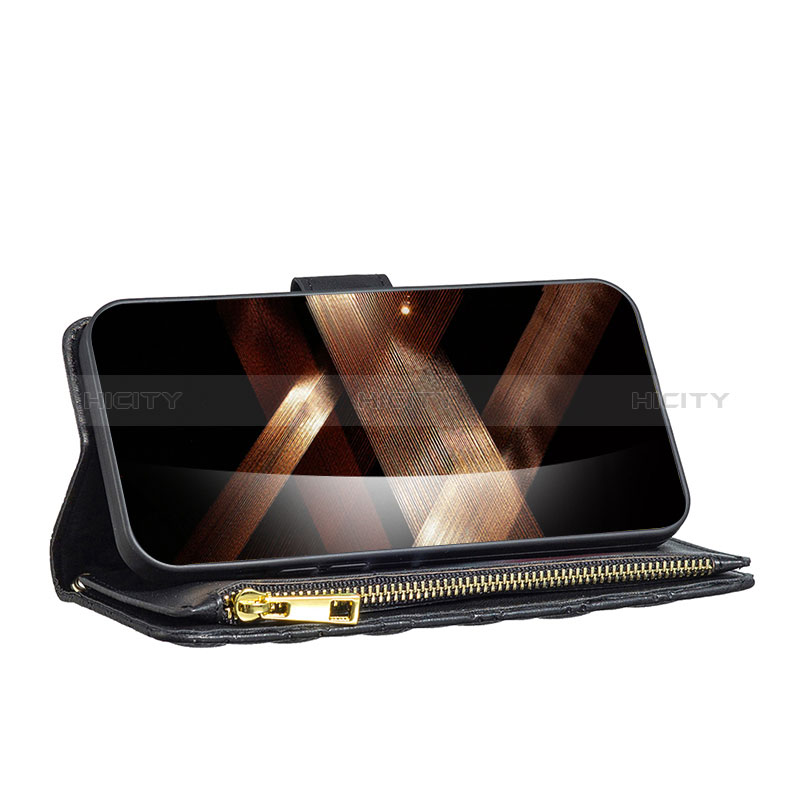 Handytasche Stand Schutzhülle Flip Leder Hülle B12F für Xiaomi Redmi Note 13 Pro 5G