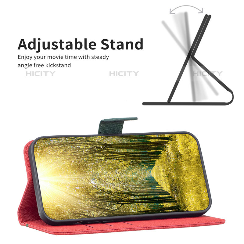 Handytasche Stand Schutzhülle Flip Leder Hülle B13F für Oppo A94 5G