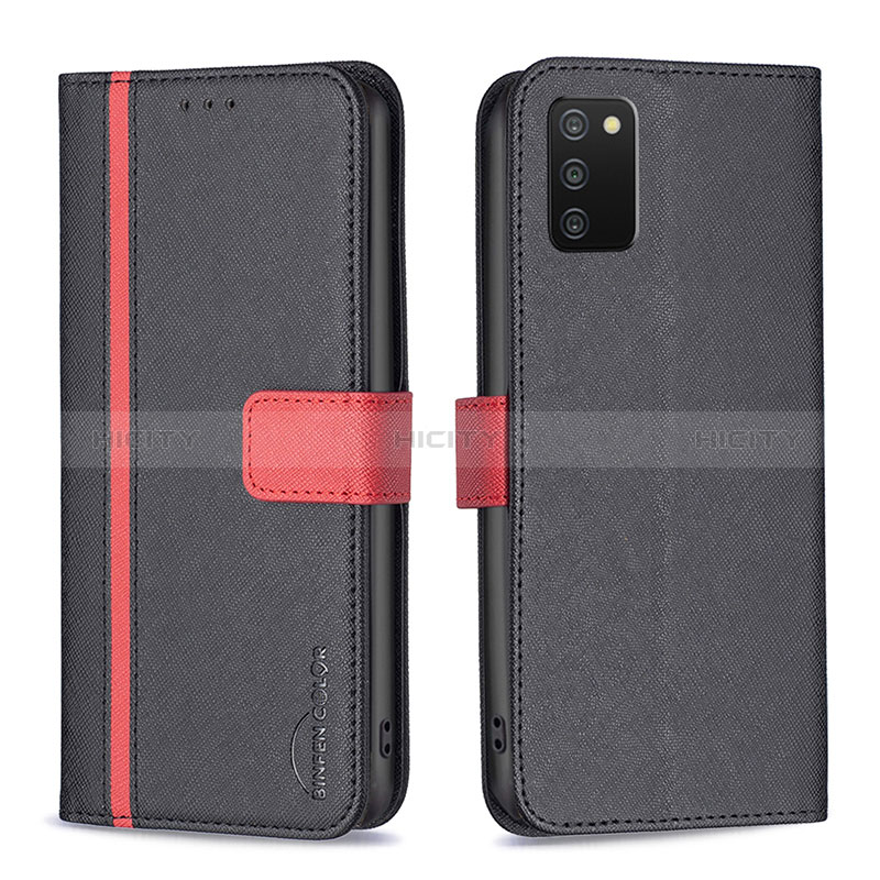 Handytasche Stand Schutzhülle Flip Leder Hülle B13F für Samsung Galaxy A02s