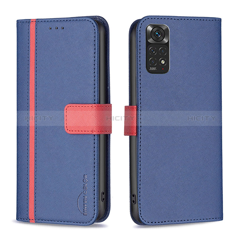 Handytasche Stand Schutzhülle Flip Leder Hülle B13F für Xiaomi Redmi Note 11S 4G