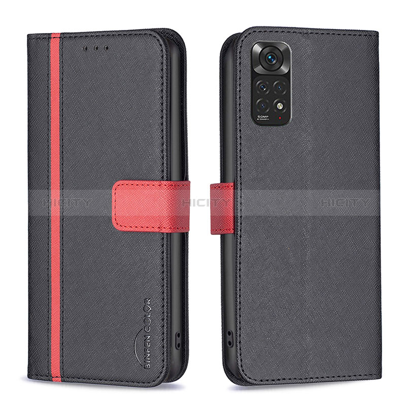 Handytasche Stand Schutzhülle Flip Leder Hülle B13F für Xiaomi Redmi Note 11S 4G