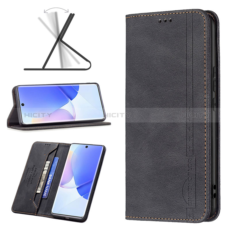 Handytasche Stand Schutzhülle Flip Leder Hülle B15F für Huawei Honor 50 5G