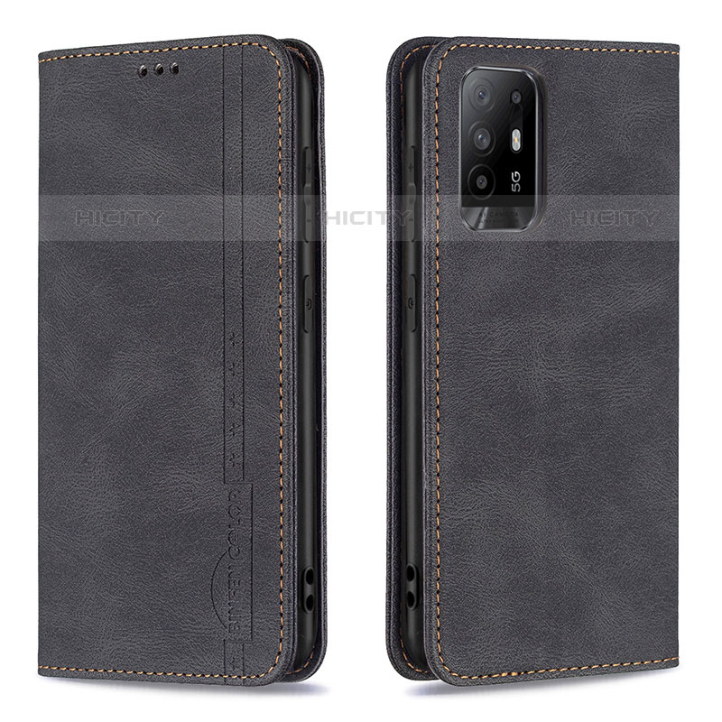 Handytasche Stand Schutzhülle Flip Leder Hülle B15F für Oppo A94 5G