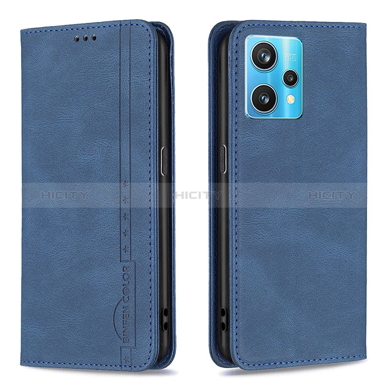 Handytasche Stand Schutzhülle Flip Leder Hülle B15F für Realme Narzo 50 Pro 5G Blau