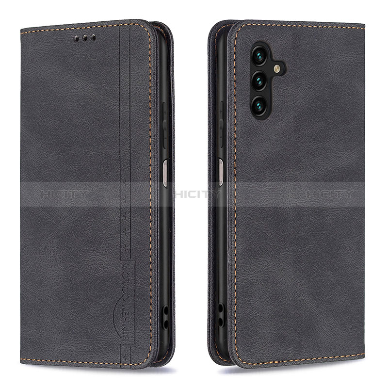 Handytasche Stand Schutzhülle Flip Leder Hülle B15F für Samsung Galaxy A04s groß