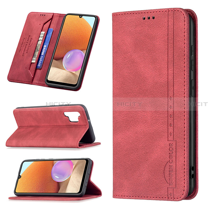 Handytasche Stand Schutzhülle Flip Leder Hülle B15F für Samsung Galaxy A32 4G