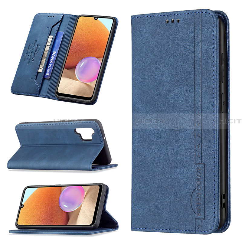 Handytasche Stand Schutzhülle Flip Leder Hülle B15F für Samsung Galaxy A32 4G