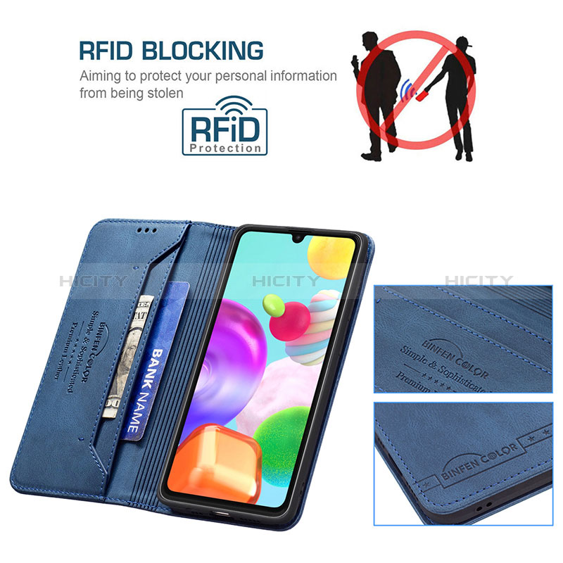 Handytasche Stand Schutzhülle Flip Leder Hülle B15F für Samsung Galaxy A41