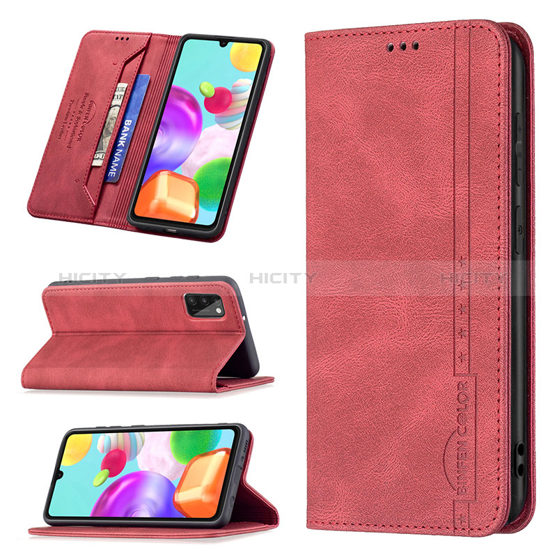 Handytasche Stand Schutzhülle Flip Leder Hülle B15F für Samsung Galaxy A41