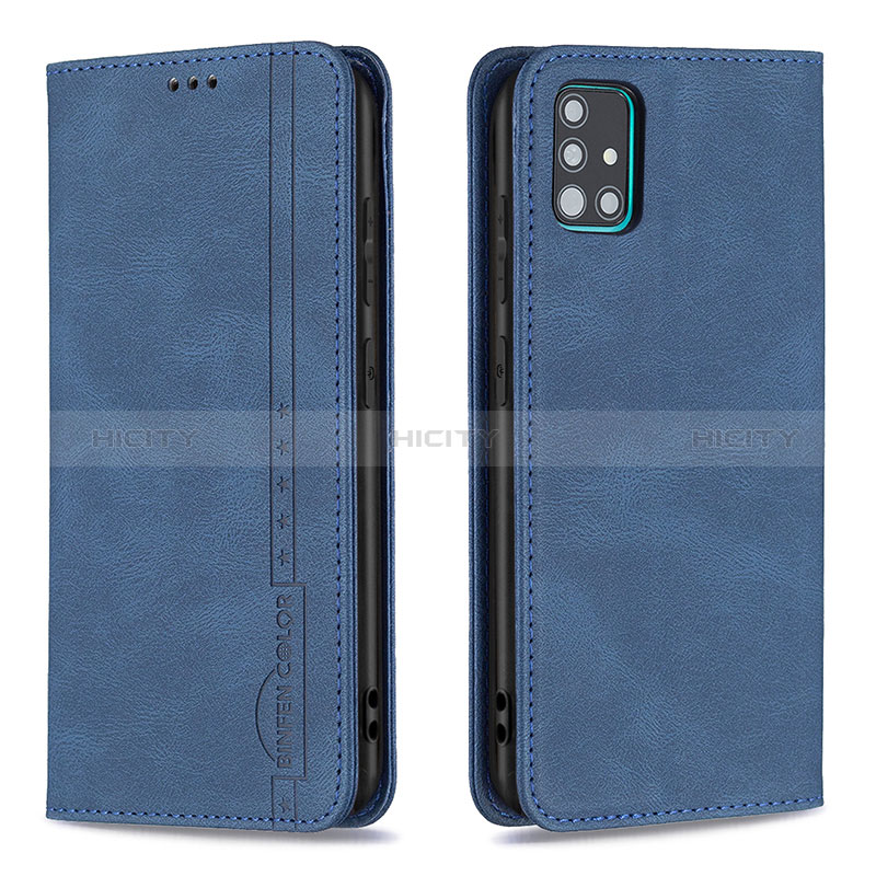 Handytasche Stand Schutzhülle Flip Leder Hülle B15F für Samsung Galaxy A51 5G