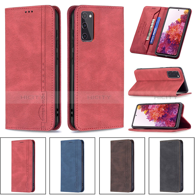 Handytasche Stand Schutzhülle Flip Leder Hülle B15F für Samsung Galaxy S20 FE (2022) 5G