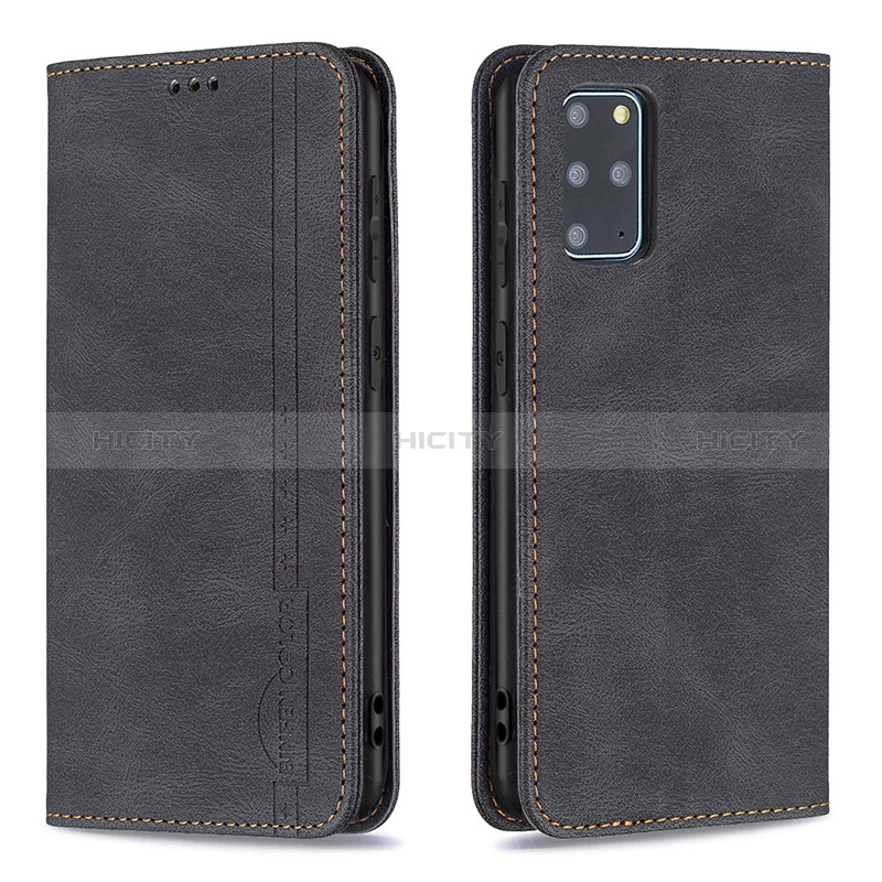 Handytasche Stand Schutzhülle Flip Leder Hülle B15F für Samsung Galaxy S20 Plus 5G Schwarz Plus