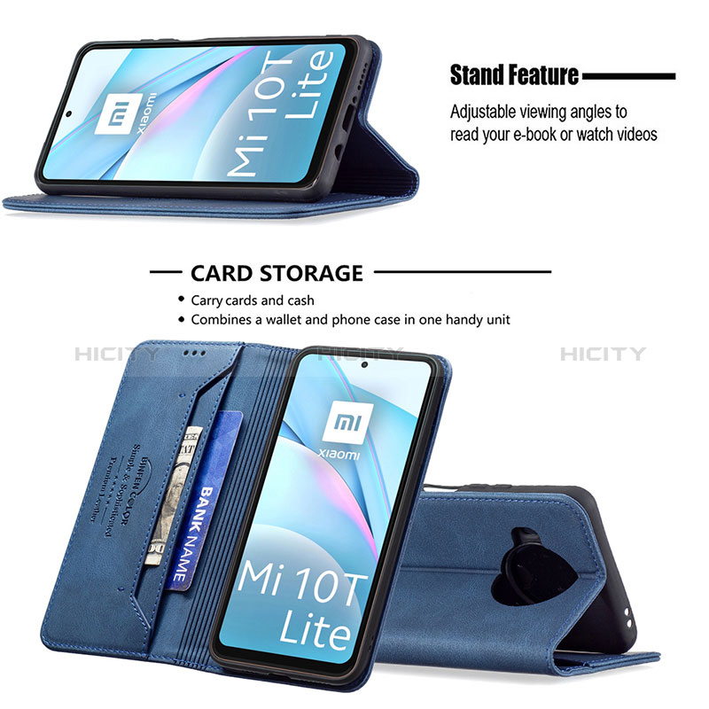 Handytasche Stand Schutzhülle Flip Leder Hülle B15F für Xiaomi Mi 10i 5G