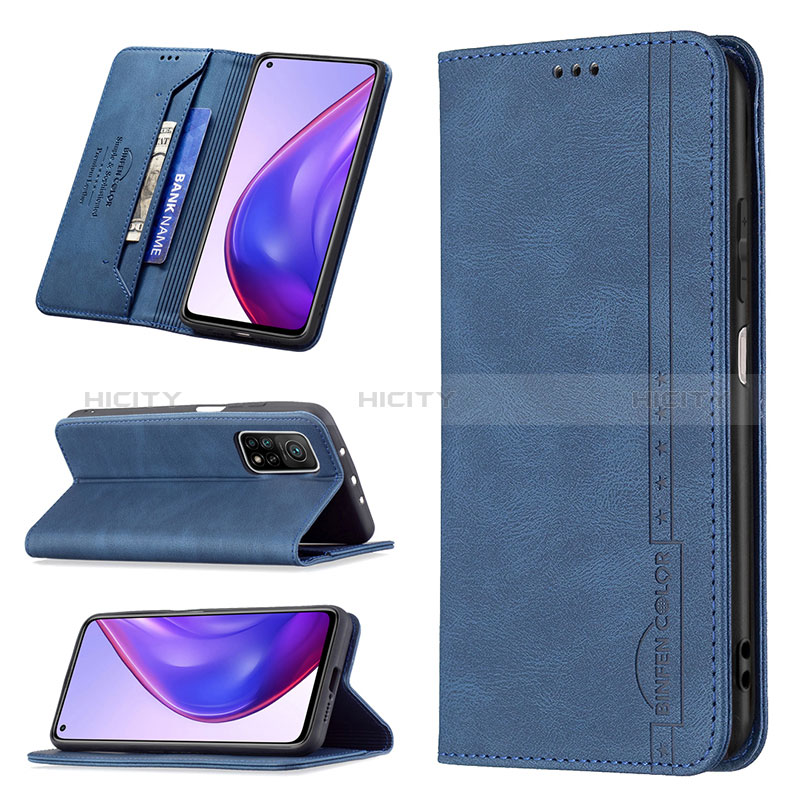 Handytasche Stand Schutzhülle Flip Leder Hülle B15F für Xiaomi Mi 10T 5G groß