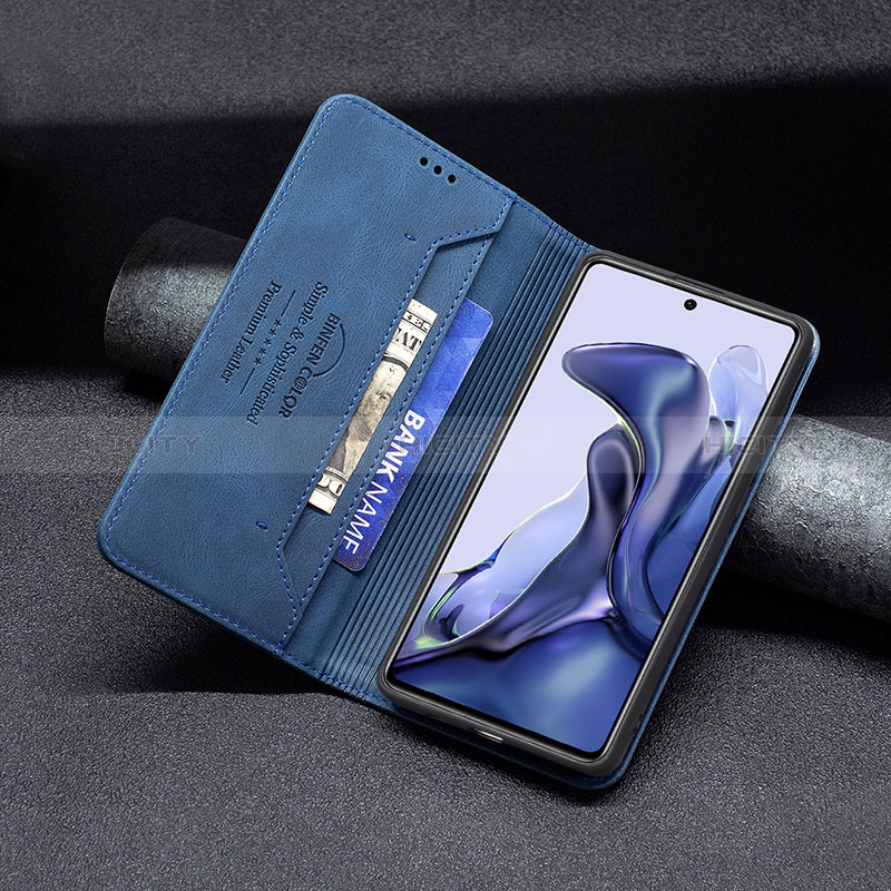 Handytasche Stand Schutzhülle Flip Leder Hülle B15F für Xiaomi Mi 11T Pro 5G groß