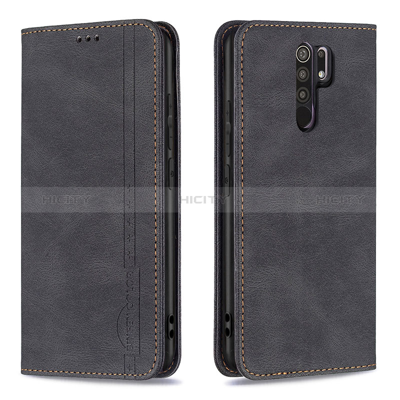 Handytasche Stand Schutzhülle Flip Leder Hülle B15F für Xiaomi Redmi 9 groß