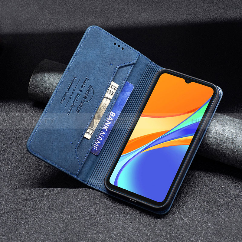 Handytasche Stand Schutzhülle Flip Leder Hülle B15F für Xiaomi Redmi 9 Activ groß