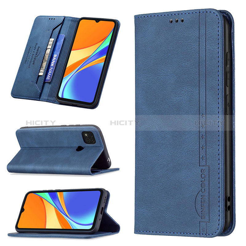 Handytasche Stand Schutzhülle Flip Leder Hülle B15F für Xiaomi Redmi 9 Activ groß