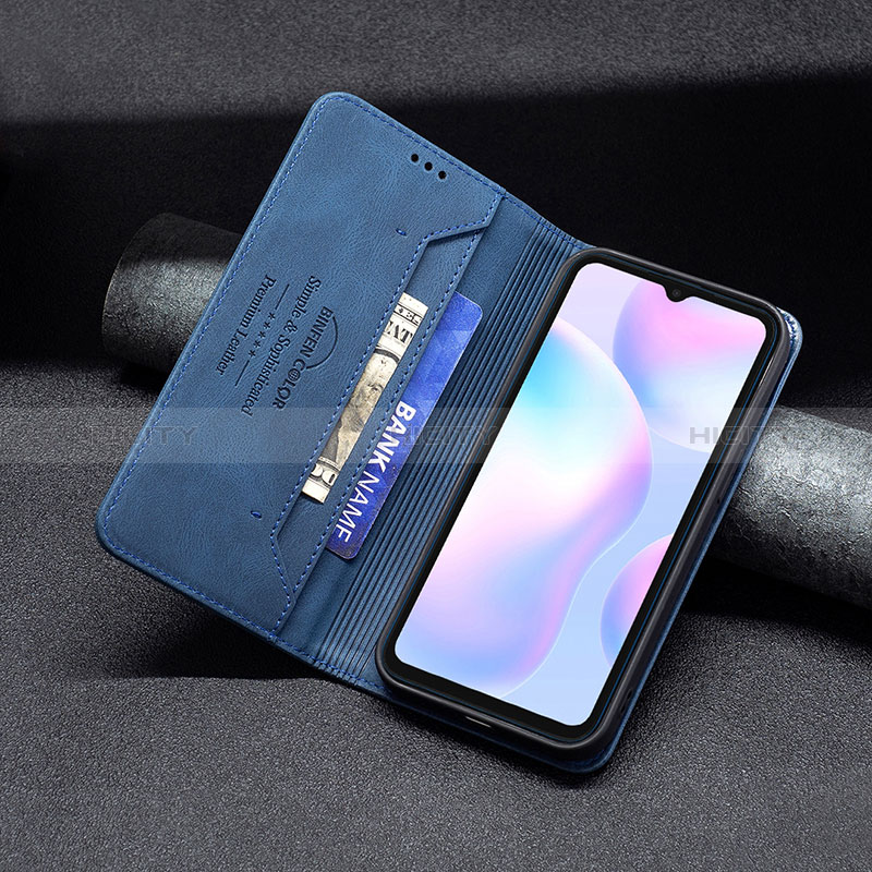 Handytasche Stand Schutzhülle Flip Leder Hülle B15F für Xiaomi Redmi 9i groß