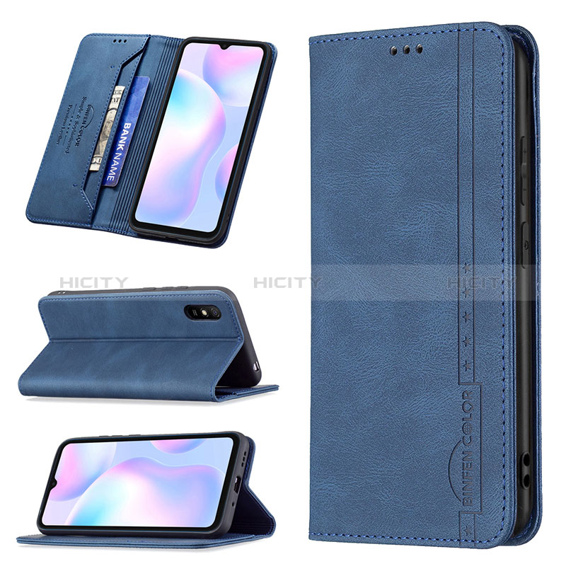 Handytasche Stand Schutzhülle Flip Leder Hülle B15F für Xiaomi Redmi 9i groß