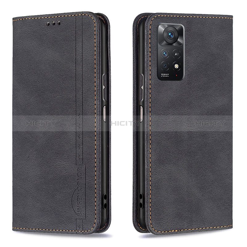 Handytasche Stand Schutzhülle Flip Leder Hülle B15F für Xiaomi Redmi Note 11 Pro 5G groß