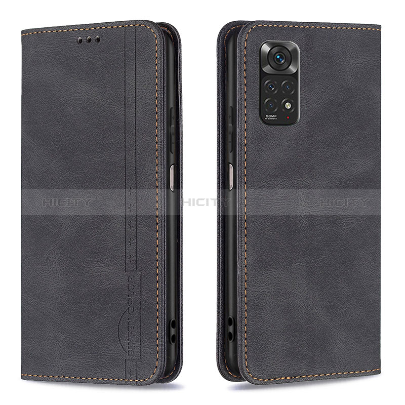 Handytasche Stand Schutzhülle Flip Leder Hülle B15F für Xiaomi Redmi Note 11S 4G groß