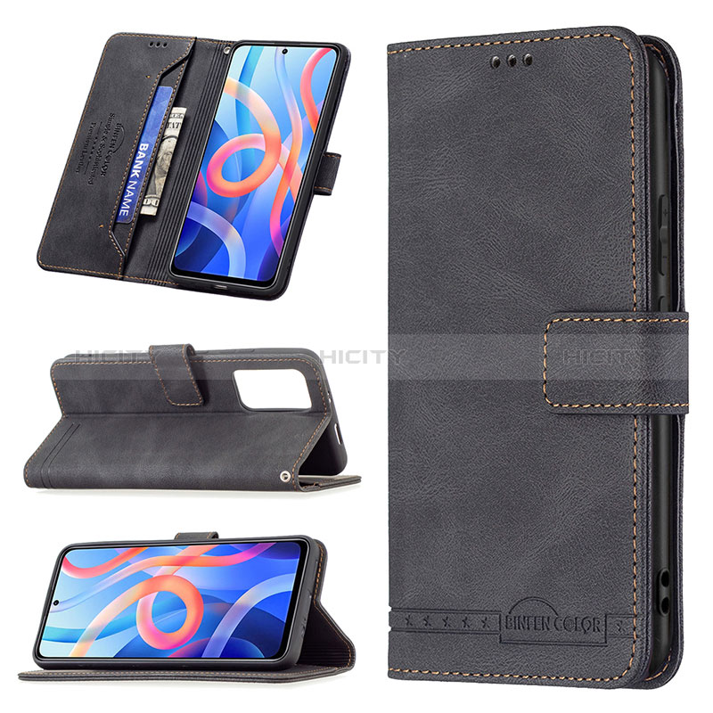 Handytasche Stand Schutzhülle Flip Leder Hülle B15F für Xiaomi Redmi Note 11S 5G