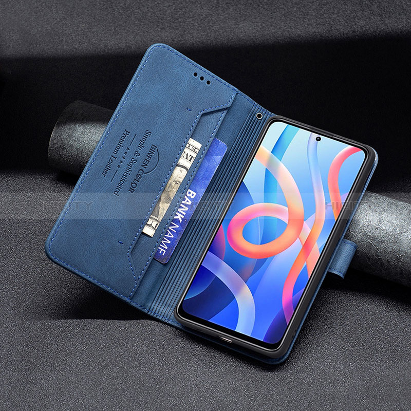 Handytasche Stand Schutzhülle Flip Leder Hülle B15F für Xiaomi Redmi Note 11T 5G groß