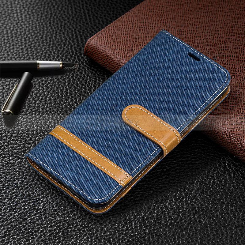 Handytasche Stand Schutzhülle Flip Leder Hülle B16F für Samsung Galaxy A20e groß