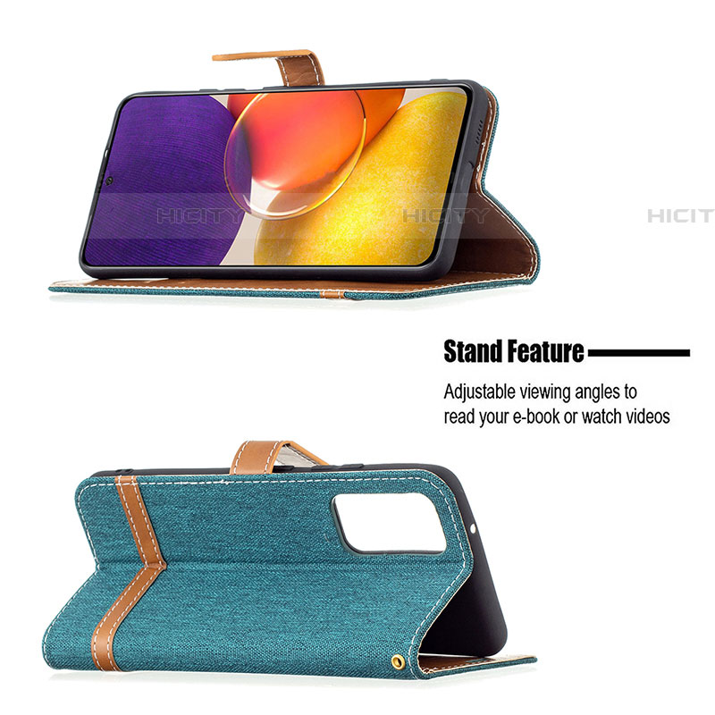 Handytasche Stand Schutzhülle Flip Leder Hülle B16F für Samsung Galaxy A24 4G