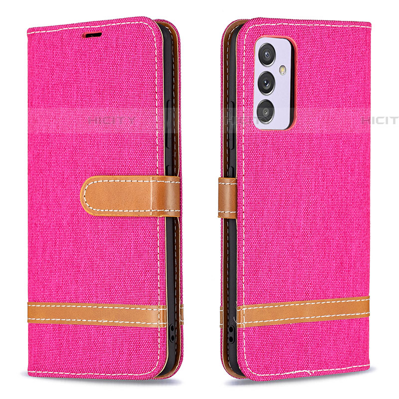 Handytasche Stand Schutzhülle Flip Leder Hülle B16F für Samsung Galaxy A24 4G Pink