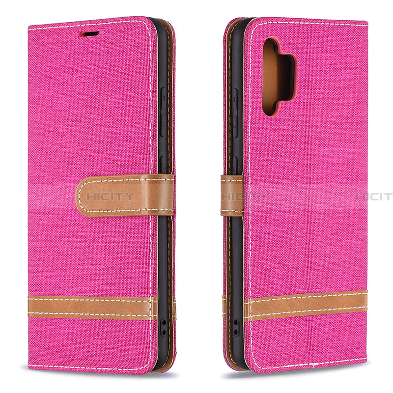 Handytasche Stand Schutzhülle Flip Leder Hülle B16F für Samsung Galaxy A32 4G Pink