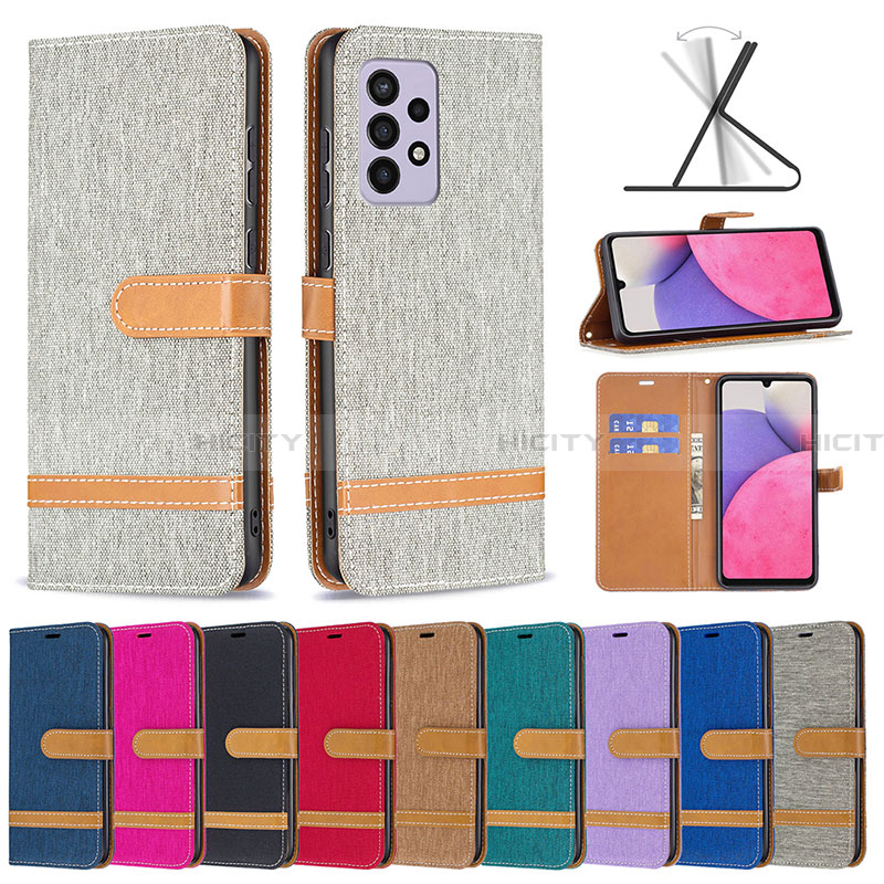 Handytasche Stand Schutzhülle Flip Leder Hülle B16F für Samsung Galaxy A33 5G