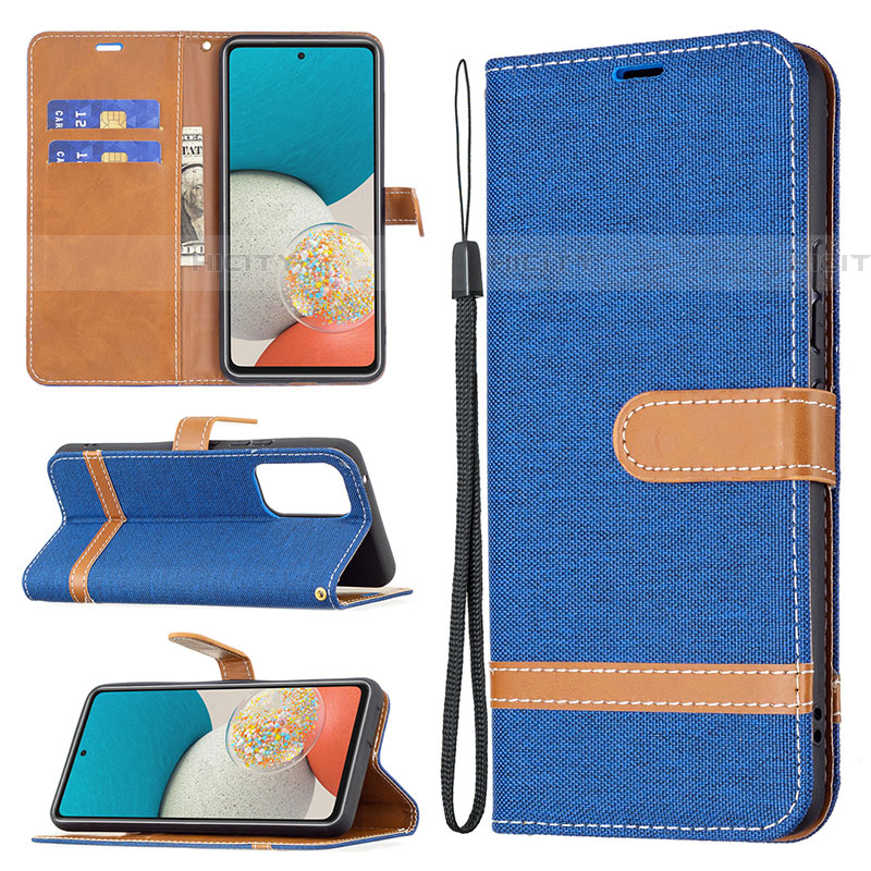 Handytasche Stand Schutzhülle Flip Leder Hülle B16F für Samsung Galaxy A53 5G