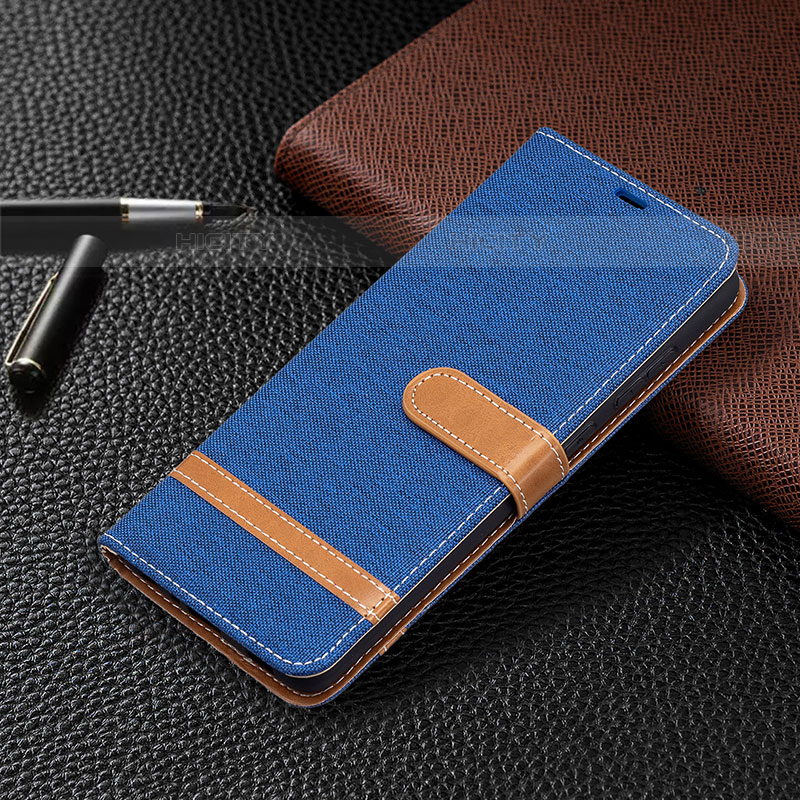 Handytasche Stand Schutzhülle Flip Leder Hülle B16F für Samsung Galaxy A72 4G