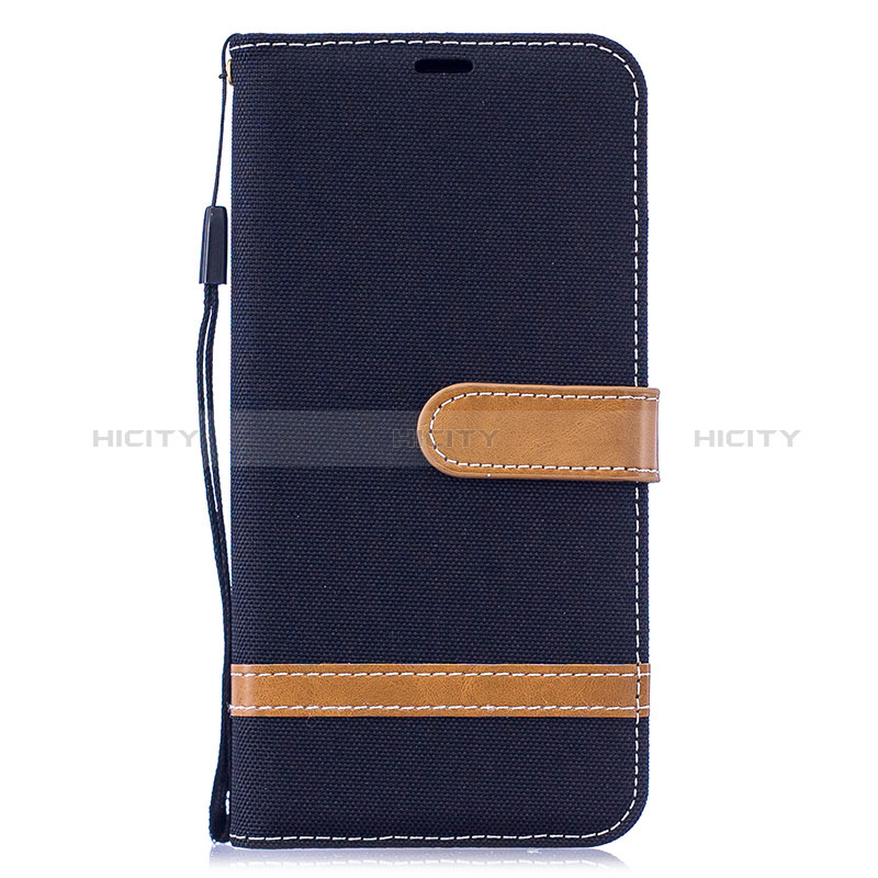 Handytasche Stand Schutzhülle Flip Leder Hülle B16F für Samsung Galaxy M10 groß