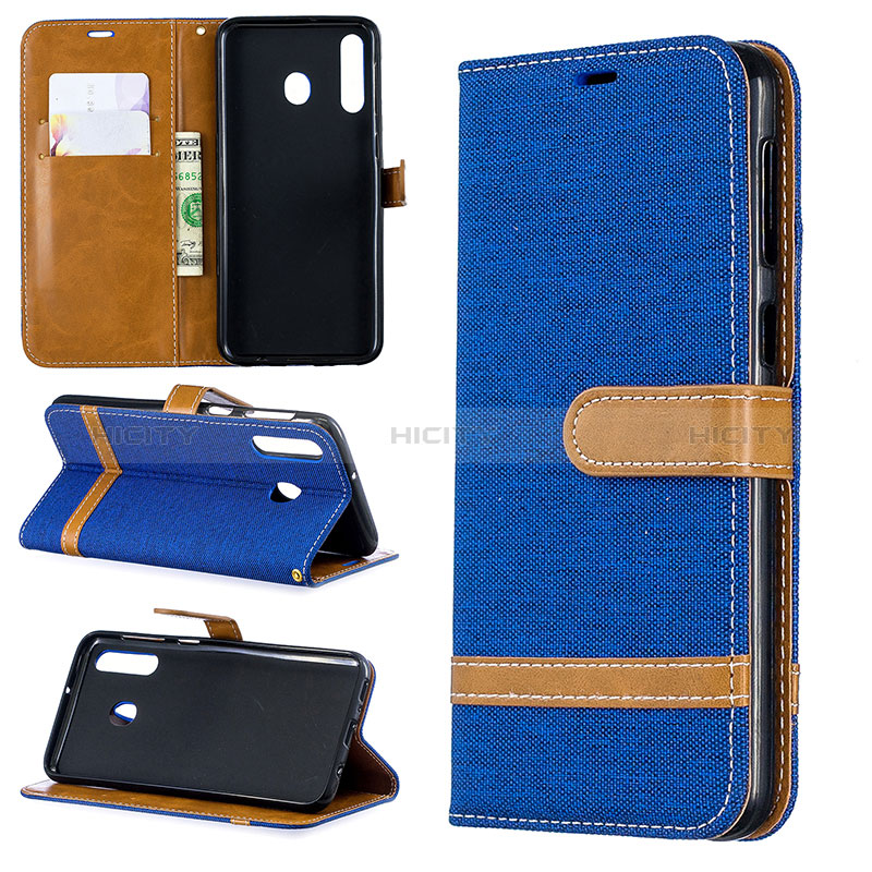 Handytasche Stand Schutzhülle Flip Leder Hülle B16F für Samsung Galaxy M30