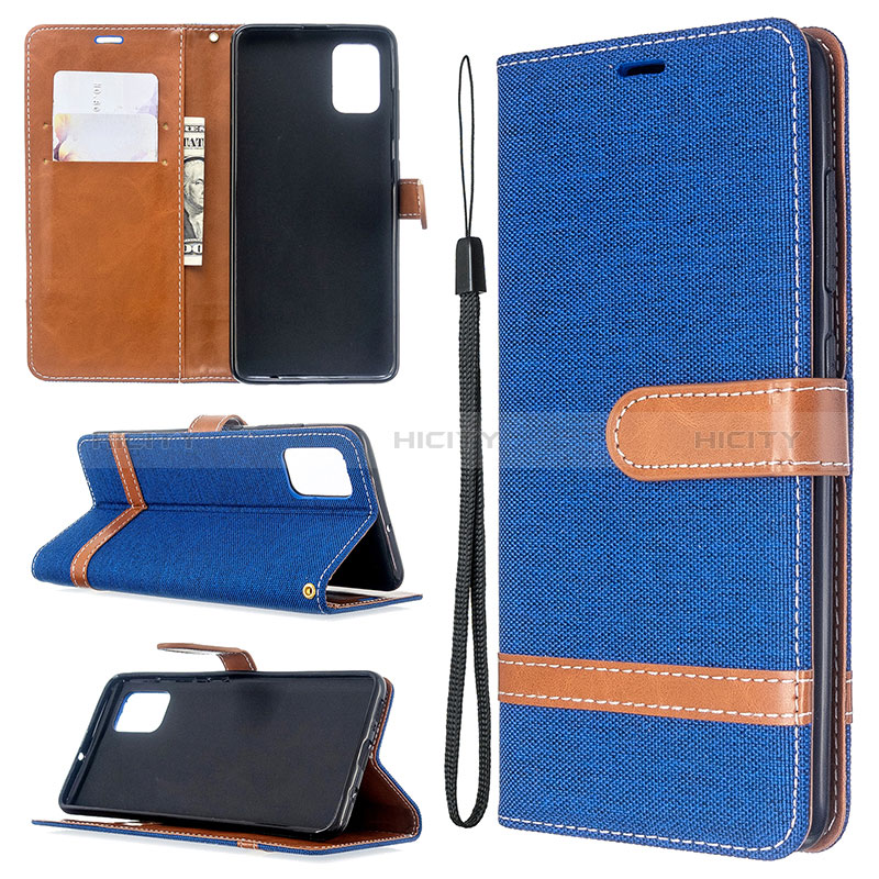 Handytasche Stand Schutzhülle Flip Leder Hülle B16F für Samsung Galaxy M40S