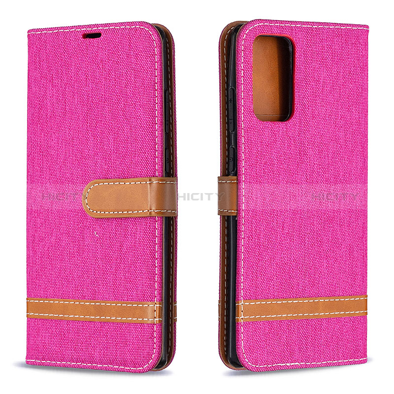 Handytasche Stand Schutzhülle Flip Leder Hülle B16F für Samsung Galaxy Note 20 5G Pink