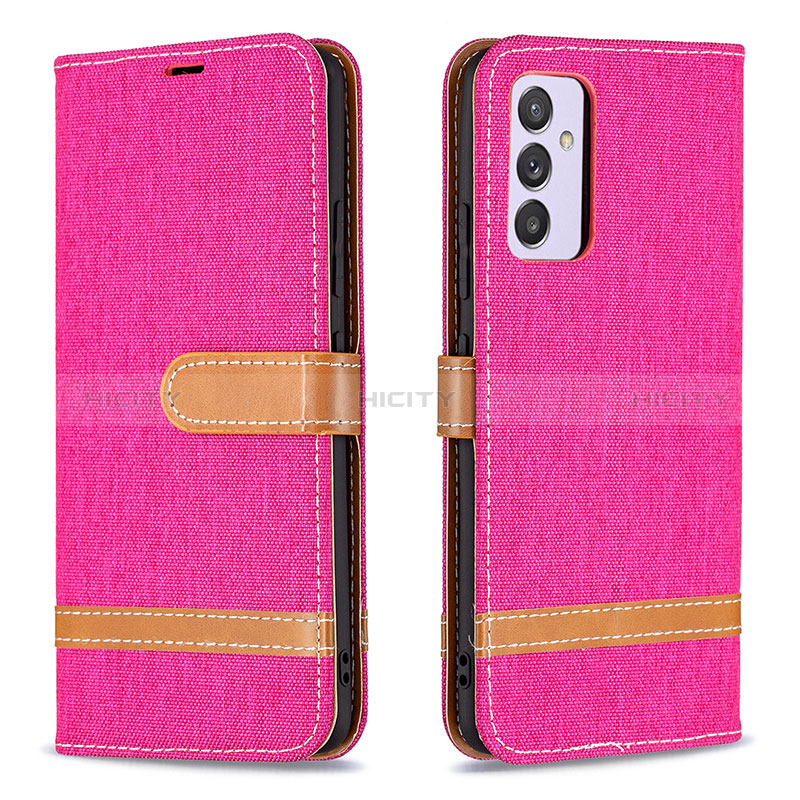 Handytasche Stand Schutzhülle Flip Leder Hülle B16F für Samsung Galaxy Quantum2 5G Pink Plus