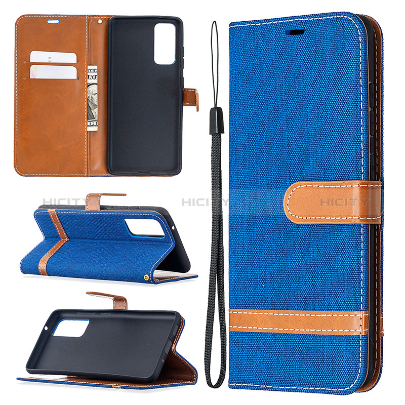 Handytasche Stand Schutzhülle Flip Leder Hülle B16F für Samsung Galaxy S20 Lite 5G